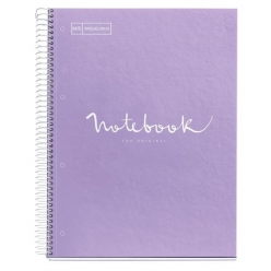 cahier spirale a4 120 pages lavande 90g