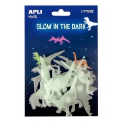 stickers dinosaure phosphorescent 9 pieces