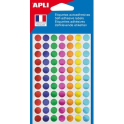 gommettes rond metallise 8 mm 308 pastilles