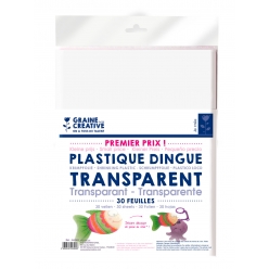 plastique dingue transparent 30 feuilles premier prix