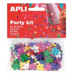 sequins fleurs 13 mm assortiment 14 g