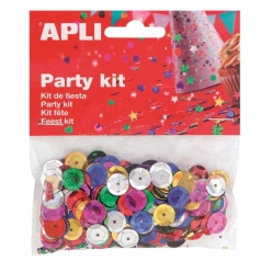 sequins ronds bombes 11mm assortiment 14 g