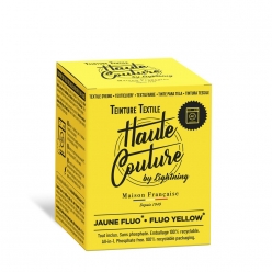 teinture textile haute couture 350g jaune fluo
