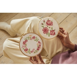 duo kit point de croix mindful making fragrance de rose