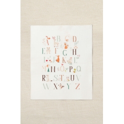 kit point de croix naissance abecedaire animaux gift of stitch