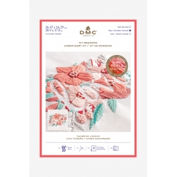 kit broderie fleurs de l amour