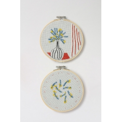 duo kit broderie mimosa