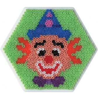 plaque petit hexagone pour petites perles o25 mm mini