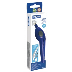 effaceur electrique bleu avec piles et recharges gommes