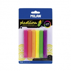 pate a modeler de couleurs neon 70 g 6 couleurs
