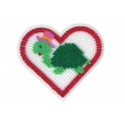 plaque coeur pour perles standard o5 mm