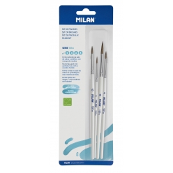 pinceau scolaire rond 4 pieces n 2 4 6 et 8