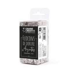 flocon de dorure feuille argente 1 g