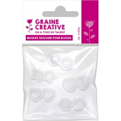 moule en silicone pour bijou 5 formes