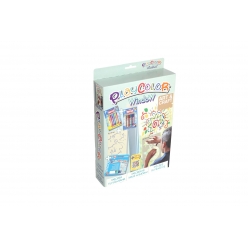 pack 6 playcolor window 12 colles glitter 2 pochoirs