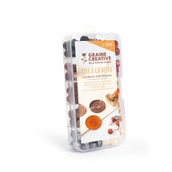 boite cire a cacheter couleurs metalliques
