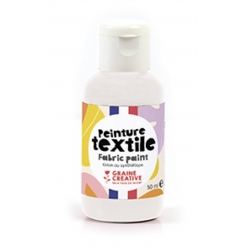 peinture textile blanc 50 ml