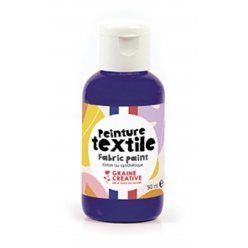 peinture textile bleu marine 50 ml