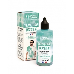 teinture textile bleu turquoise 100 ml