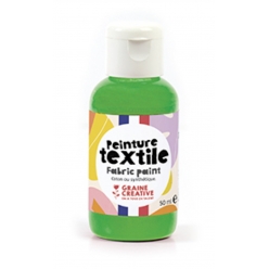 peinture textile vert 50 ml