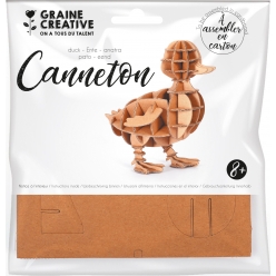 maquette en carton canneton