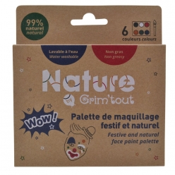 palette de maquillage pour enfant wow 6 couleurs