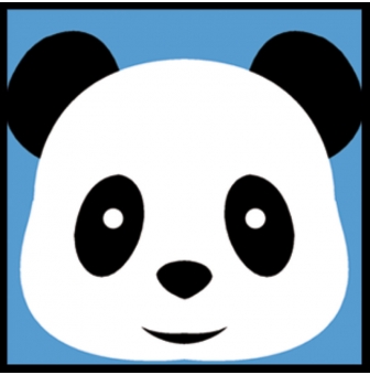 kit canevas soudan enfant panda