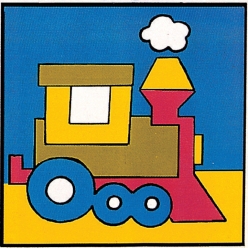 kit canevas soudan enfant train