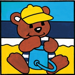 kit canevas soudan enfant nounours
