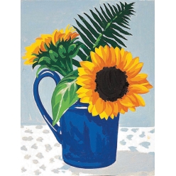 kit canevas tournesol 20x25cm