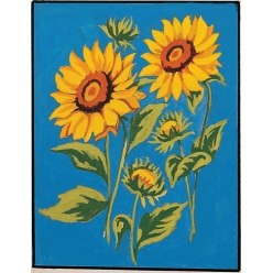 kit canevas les tournesols 20x25cm