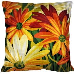 kit coussin point de croix couleur et lumiere