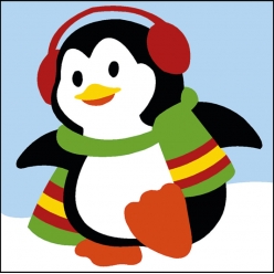 kit pingouin 20x20 cm