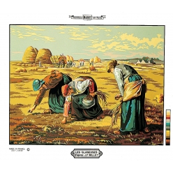 canevas penelope antique les glaneuses 50x65cm
