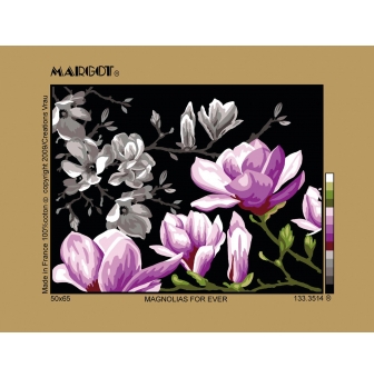 canevas penelope antique magnolia for ever 50x65cm
