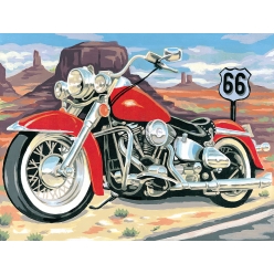 canevas penelope antique route 66 40x50cm