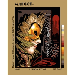 canevas penelope antique le masque d or 40x50cm