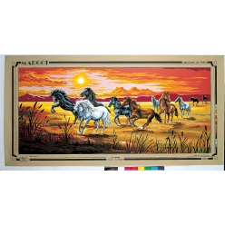 canevas penelope antique la horde 65x130cm
