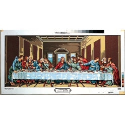 canevas penelope antique la sainte cene 65x130cm