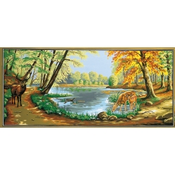 canevas penelope antique en foret 65x130cm