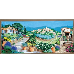 canevas penelope antique douce provence 65x130cm