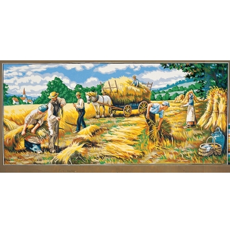 canevas penelope antique les moissons a l ancienne 65x130cm