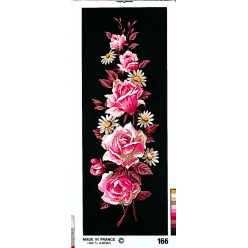canevas penelope antique roses roses 25x60cm