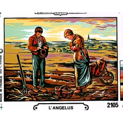 canevas penelope antique l angelus 30x40cm
