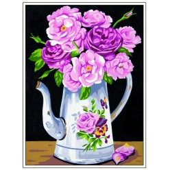 canevas penelope antique les roses 30x40cm