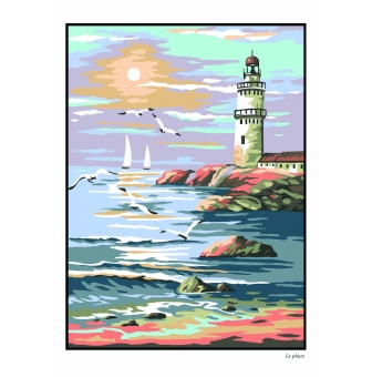 canevas penelope antique le phare 30x40cm