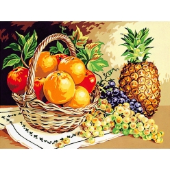 canevas antique senteurs de fruit 40x50cm