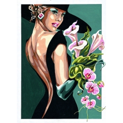 canevas antique my fair lady 45x60cm