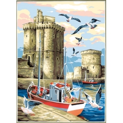 canevas antique la rochelle 45x60cm