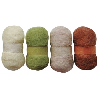 laine cardee nuances de gris 4 nappes de 20 g